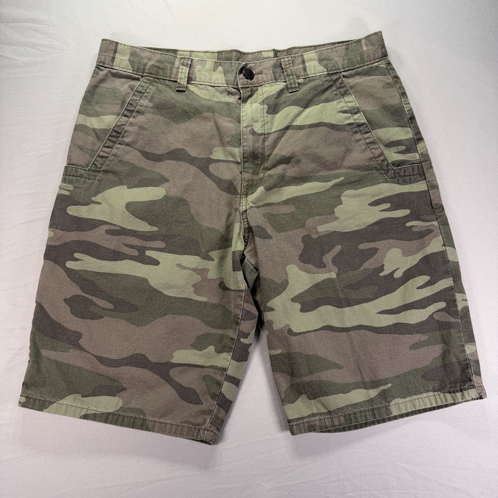 Dickies Camo Cargo Shorts Mens 32 Pockets Workwear Gorpcore Outdoors
